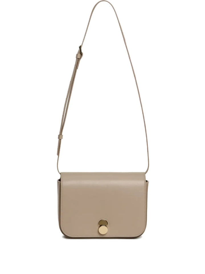 Fabiana Filippicircular-fastening leather shoulder bag