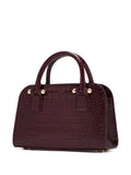 Strathberrysmall crocodile-embossed top-handle tote bag