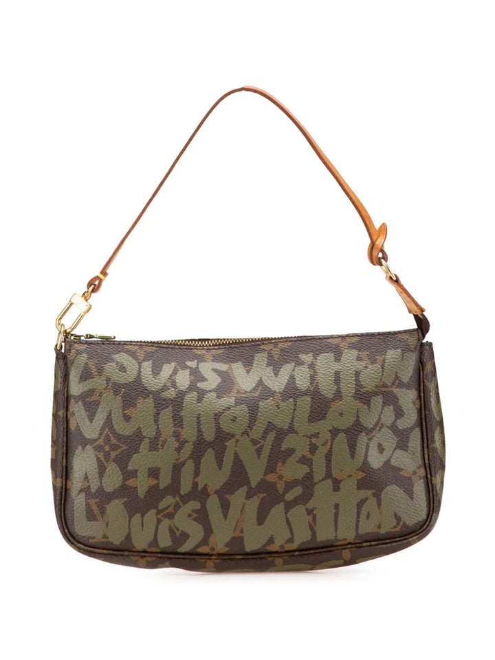 Pre-OwnedLouis Vuitton Pre-Owned2001 Stephen Sprouse Monogram Graffiti Pochette Accessoires shoulder bag