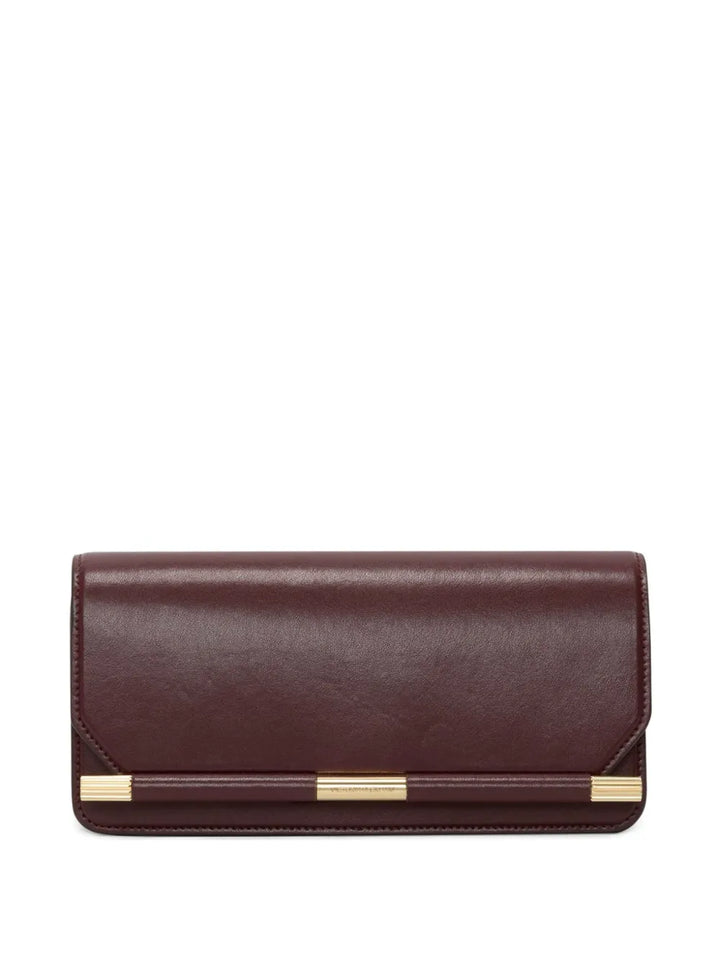 Victoria Beckham202 leather bar-detail clutch bag