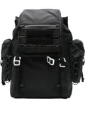 sacaidrawstring flap backpack