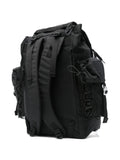 sacaidrawstring flap backpack