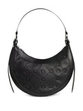 Marine Serreembossed-logo pattern handbag