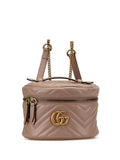 Pre-OwnedGucci Pre-Owned2016-2025 GG Marmont Round Matelasse Leather backpack