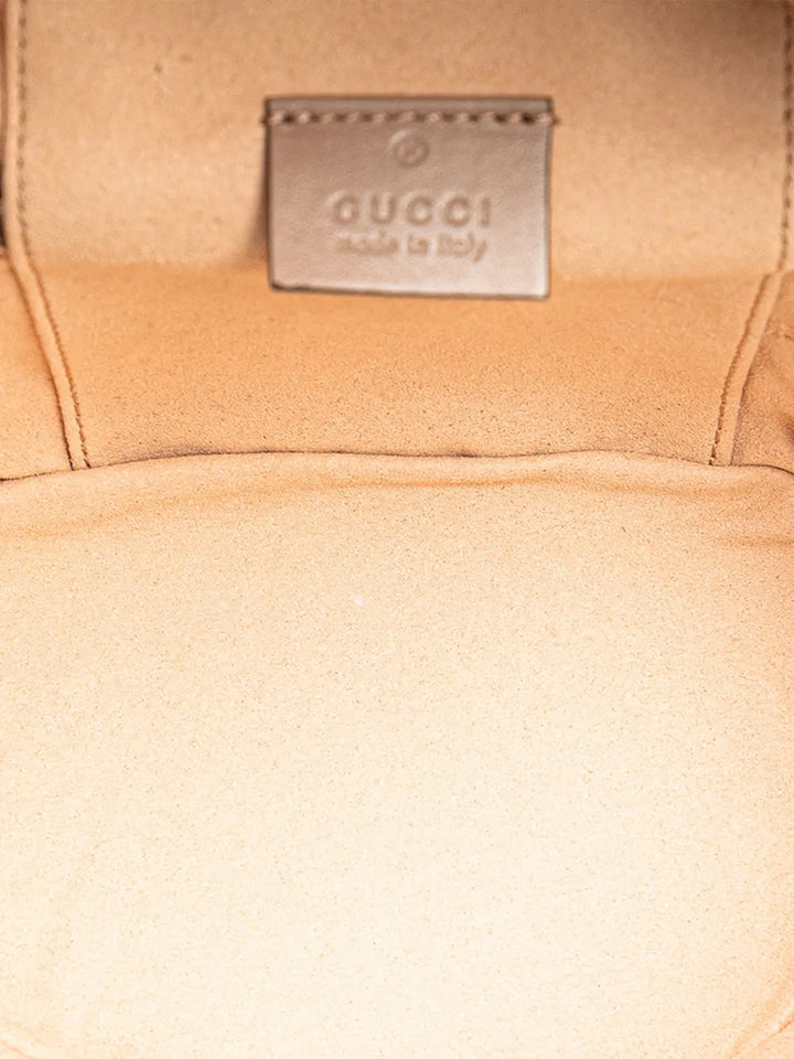 Pre-OwnedGucci Pre-Owned2016-2025 GG Marmont Round Matelasse Leather backpack
