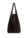 12 STOREEZzip-top suede tote bag