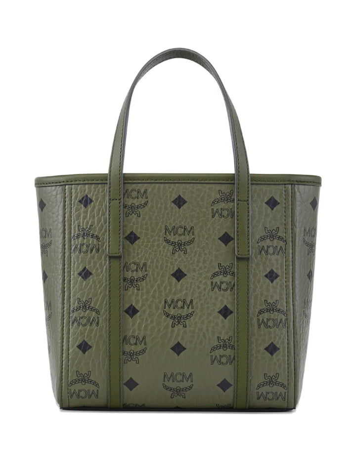 MCMmini Toni visetos-monogram top-zip tote bag