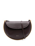 Wandlermini Kate crescent-frame calf leather bag