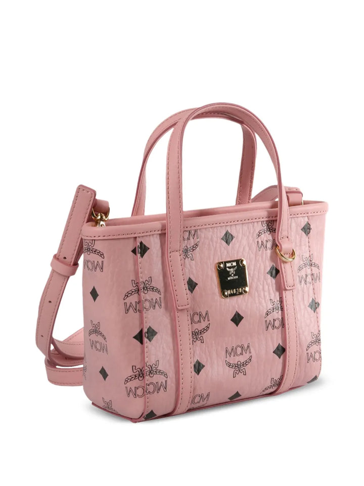 MCMmonogram logo-plaque tote bag