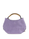 MoschinoHandle-Me curved suede tote bag