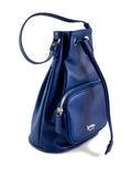 LA ROSEzip leather bucket bag