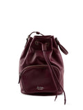 LA ROSEdrawstring zip bucket bag