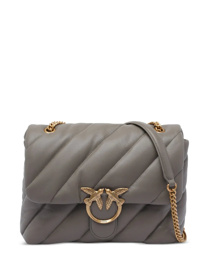 PINKOquilted bird-embellished shoulder bag