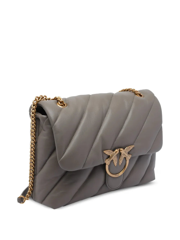 PINKOquilted bird-embellished shoulder bag