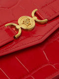 VersaceMedusa Head leather clutch bag