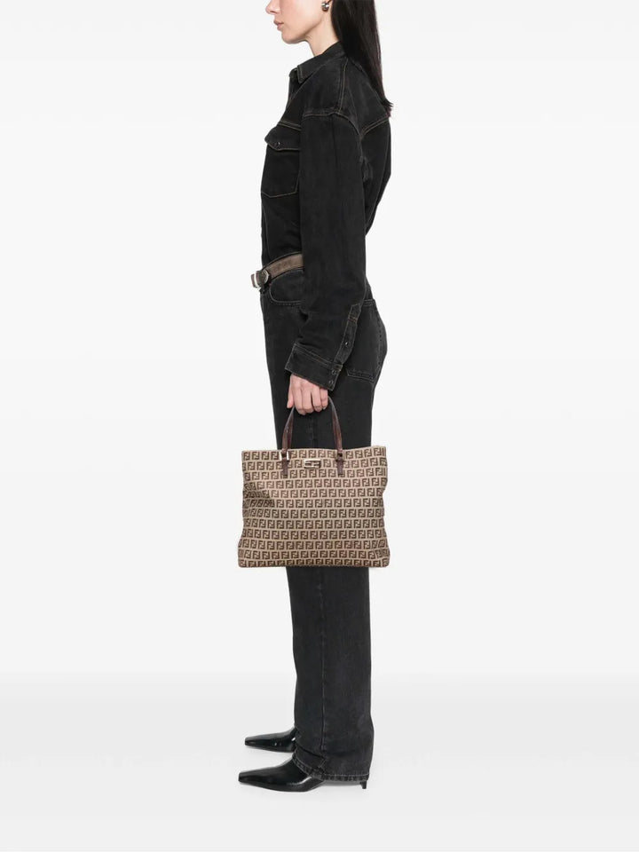 Pre-OwnedFendi Pre-Owned2000-2010 Zucchino Canvas tote bag