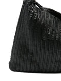 Reptile's Housepleated leather tote bag