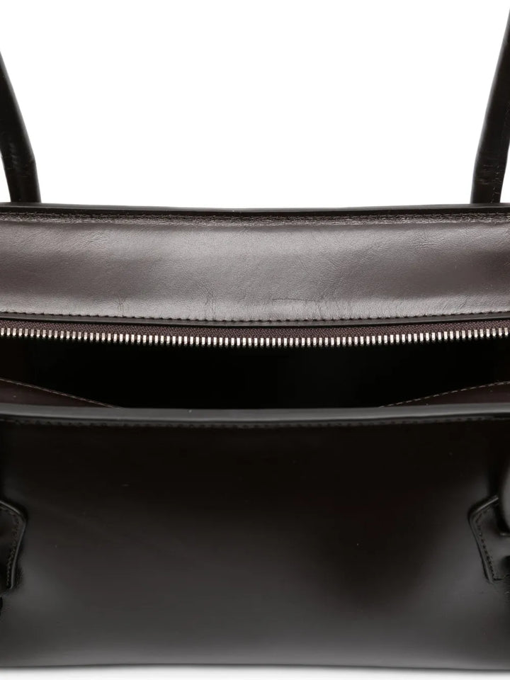 HereuFleca knot-detail leather shoulder bag