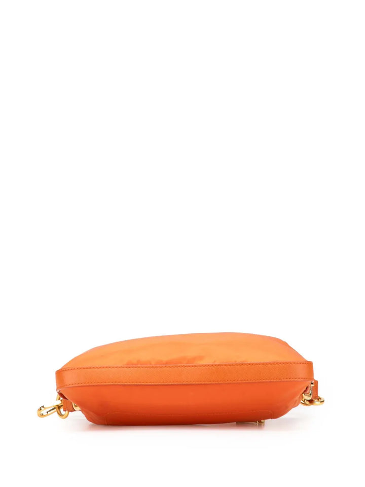 Pre-OwnedPrada Pre-Owned2013-2025 Saffiano Trimmed Tessuto Zip Top crossbody bag