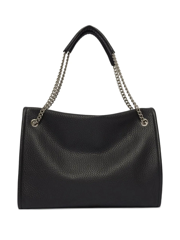 Orcianichain-strap pebble-leather shoulder bag