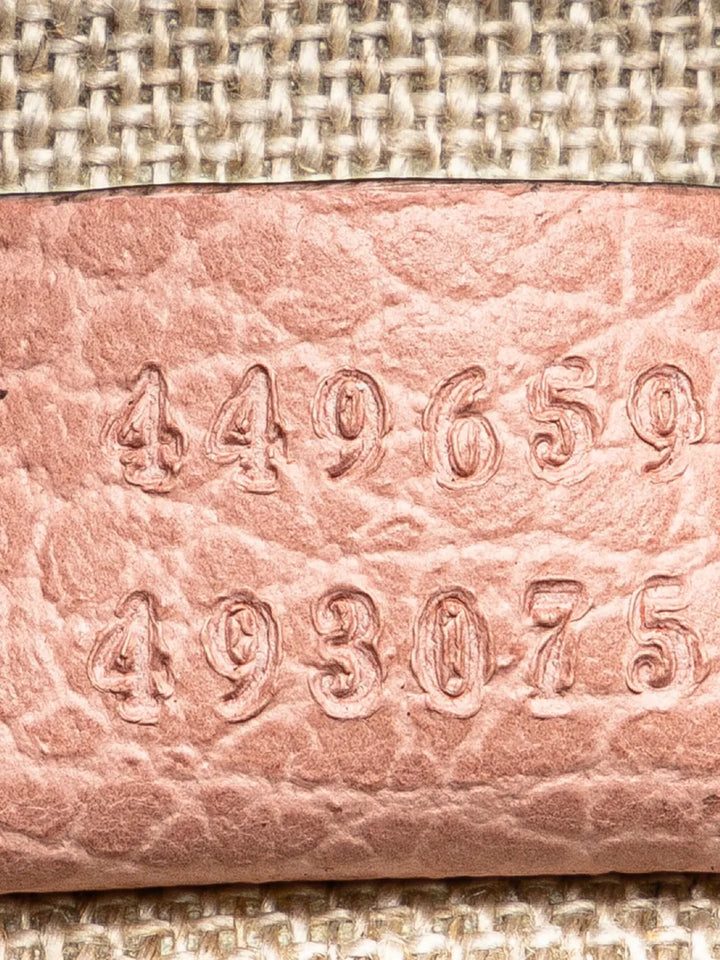 Pre-OwnedGucci Pre-Owned2000-2015 Dollar Calfskin GG Charm satchel