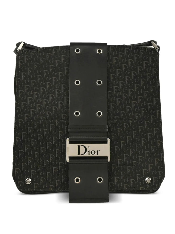 Pre-OwnedChristian Dior Pre-Owned2004 Trotter Street Chic canvas leather shoulder bag