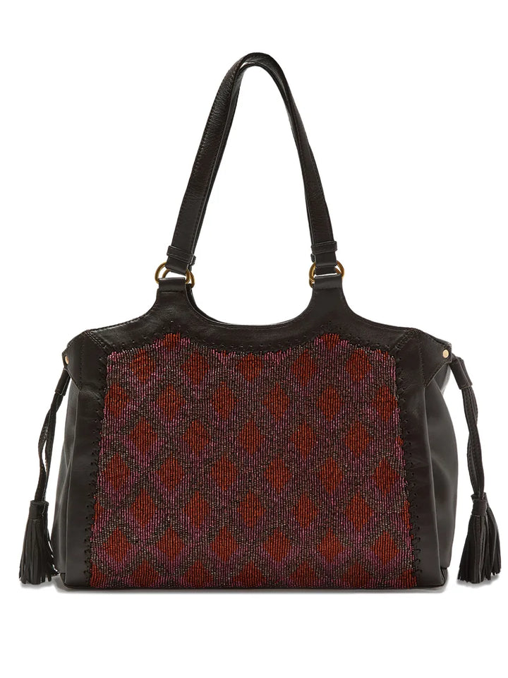 MALIPARMIbeaded tassel-detail shoulder bag