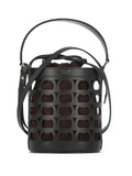 Ferragamocut-out bucket bag