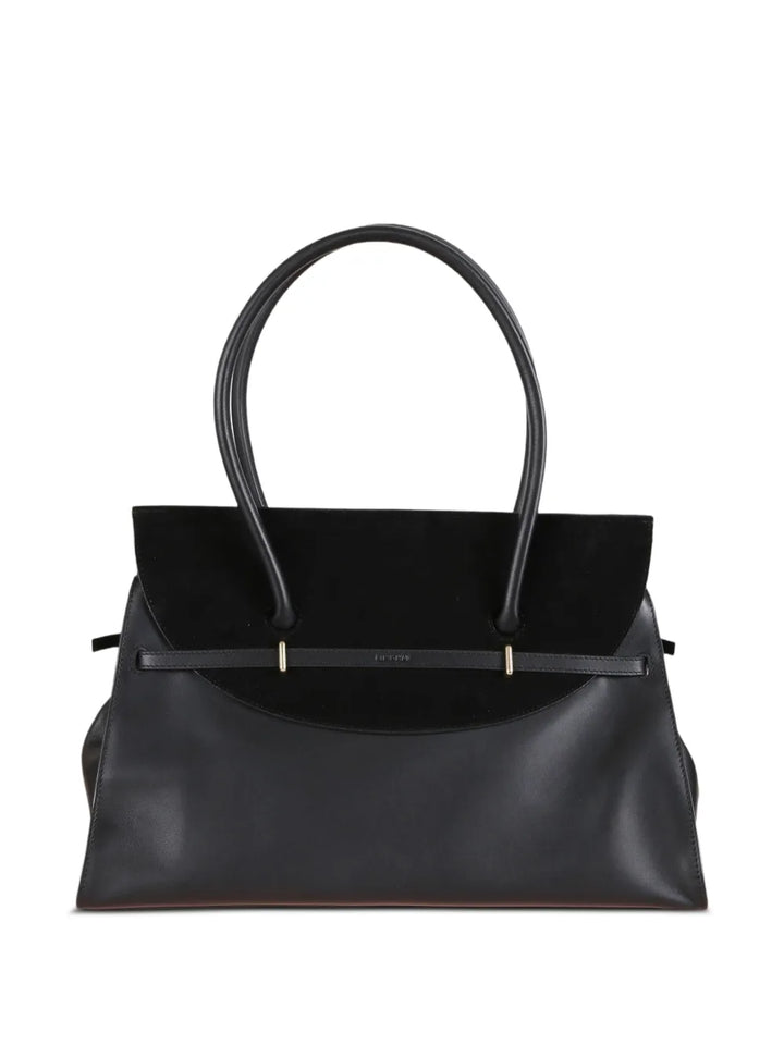 Simkhaisuede strap tote bag