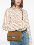 Tory Burchmonogram suede shoulder bag