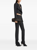 CourresVipper snakeskin-embossed clutch