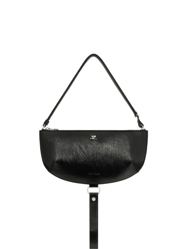 CourresHoly Eclipse leather shoulder bag