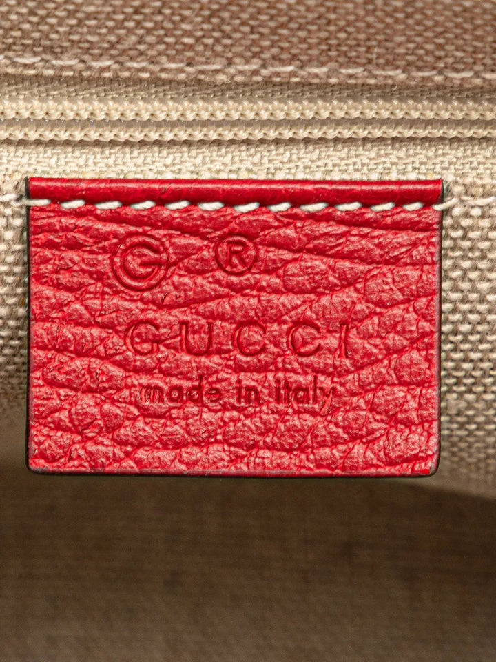 Pre-OwnedGucci Pre-Owned2000-2015 Small Dollar Calf Interlocking G satchel