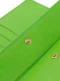 Pre-OwnedFendi Pre-Owned2000-2010 Nappa Logo Embossed Long Wallet On Chain crossbody bag