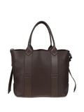 Hoganleather panelled shoulder bag