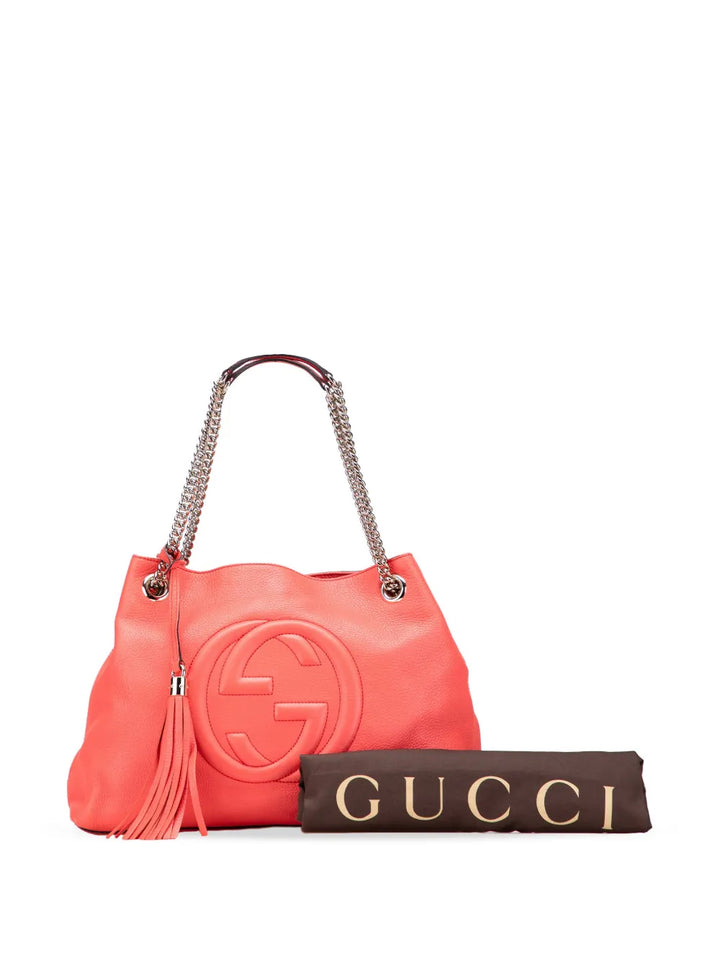 Pre-OwnedGucci Pre-Owned2016-2025 Medium Leather Soho Chain tote bag