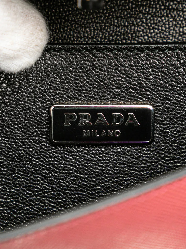 Pre-OwnedPrada Pre-Owned2013-2025 Mini Saffiano Lux Sound satchel