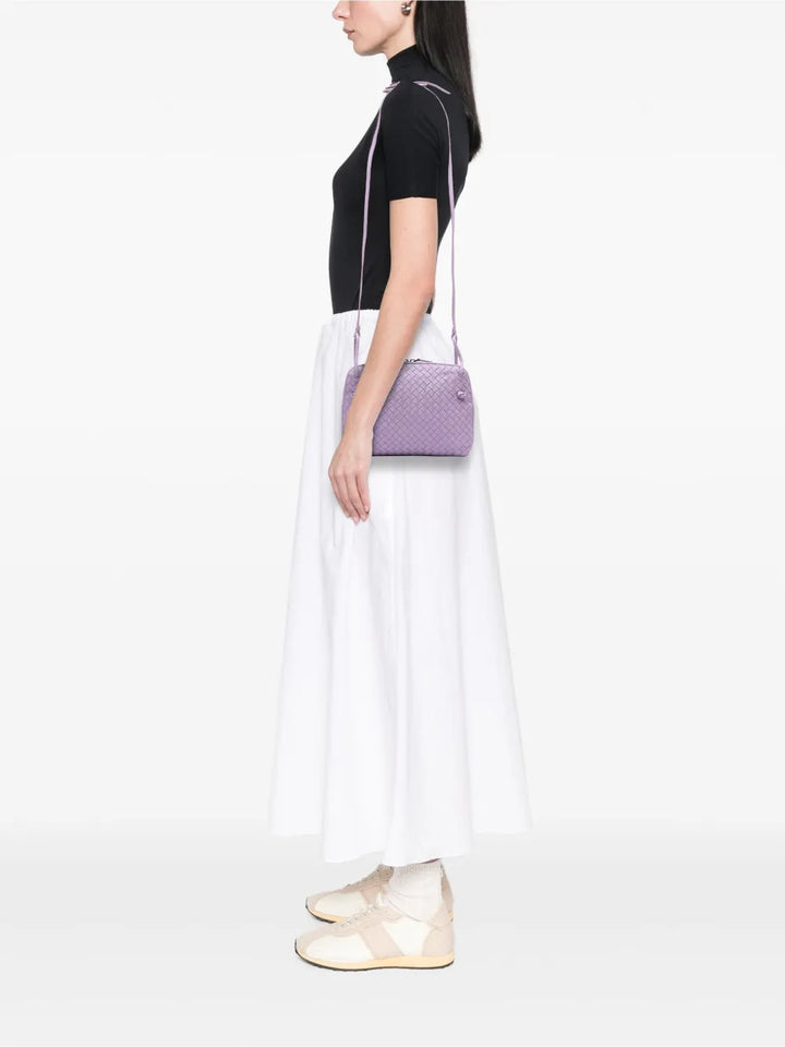 Pre-OwnedBottega Veneta Pre-Owned2012-2025 Medium Nappa Intrecciato Nodini crossbody bag