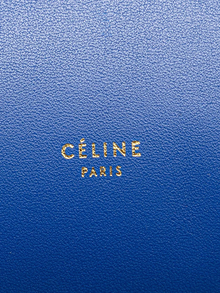 Pre-OwnedCeline Pre-Owned2014 Mini Tricolor Smooth Calfskin Belt Bag satchel