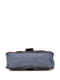 Pre-OwnedFendi Pre-Owned2000-2010 Zucca Trimmed Denim Buckle Flap Bag crossbody bag