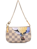 Pre-OwnedLouis Vuitton Pre-Owned2011 Damier Azur Illustre Mini Pochette Accessoires handbag