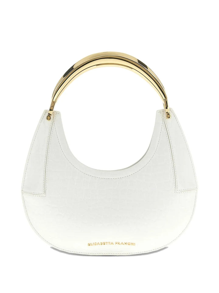 Elisabetta Franchilogo-plaque shoulder bag
