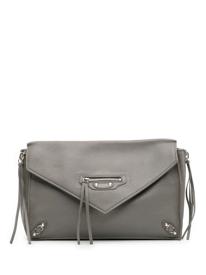 Pre-OwnedBalenciaga Pre-Owned2016 Leather Papier Sight Zip Around clutch bag