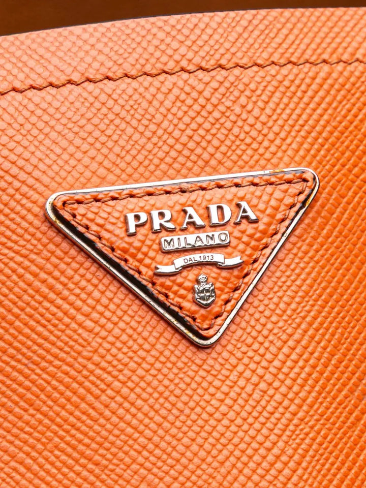 Pre-OwnedPrada Pre-Owned2000-2025 Medium Saffiano Cuir Double satchel