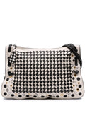 Pre-OwnedBottega Veneta Pre-Owned2012-2025 Nappa Intrecciato Check Grommet Palio crossbody bag