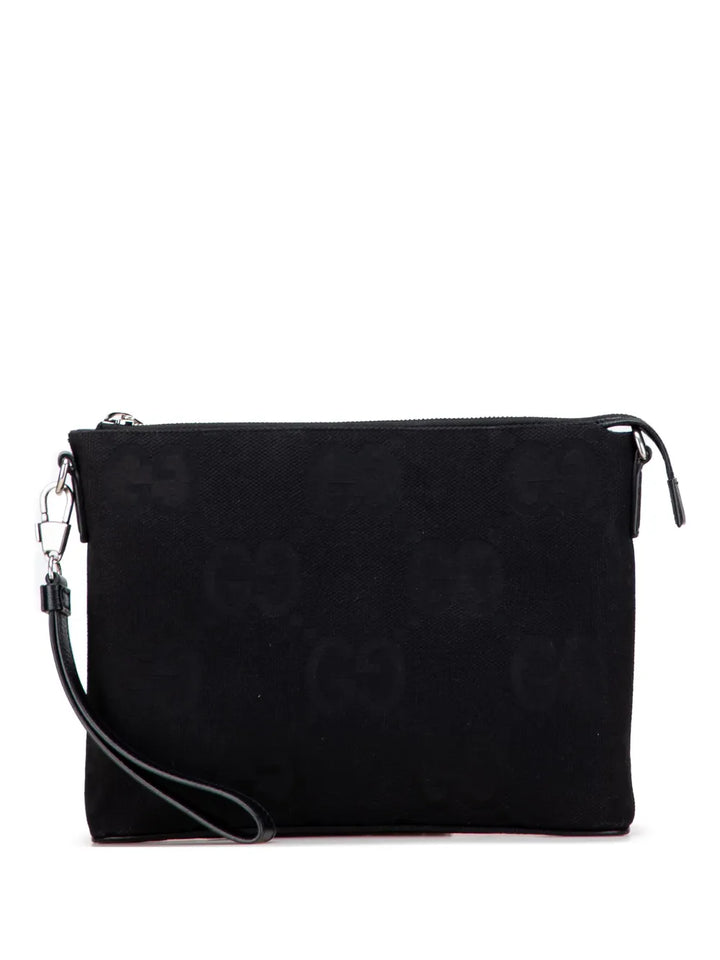 Pre-OwnedGucci Pre-Owned2016-2025 Jumbo GG Canvas Clutch on Strap crossbody bag