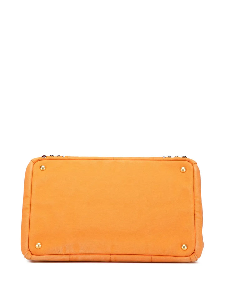 Pre-OwnedPrada Pre-Owned2010-2025 Canvas Canapa Bijoux satchel