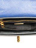 Pre-OwnedPrada Pre-Owned2000-2025 Bicolor Saffiano Cuir Flap crossbody bag