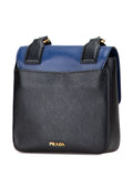Pre-OwnedPrada Pre-Owned2000-2025 Bicolor Saffiano Cuir Flap crossbody bag