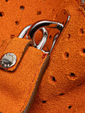 Pre-OwnedPrada Pre-Owned2010-2025 Scamosciato Perforated Bauletto shoulder bag